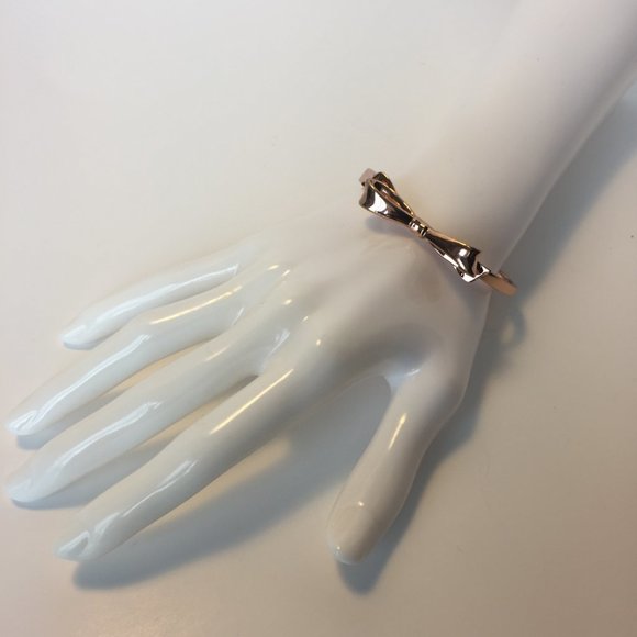 KATE SPADE Rose Gold 'Love Notes' Bangle Bracelet - Picture 6 of 8